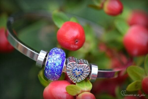 DSA3009 | Gedenk dames armband met crematie-as - Afbeelding 5