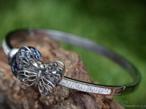 DSA3006 | Gedenk dames armband met crematie-as