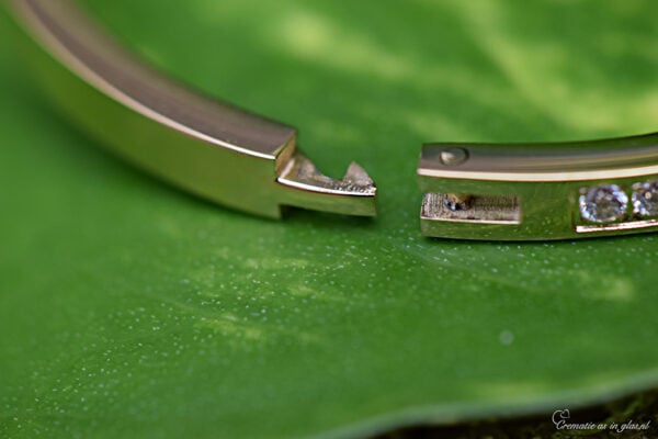 DSA3006 | Gedenk dames armband met crematie-as - Afbeelding 4