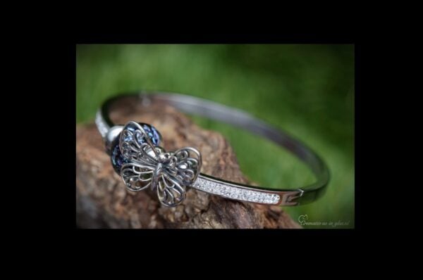 DSA3006 | Gedenk dames armband met crematie-as - Afbeelding 5