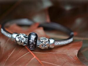 DSA3003 | Gedenk dames armband met crematie-as