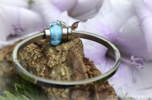 DSA3014 | Gedenk dames armband met crematie-as - Afbeelding 3