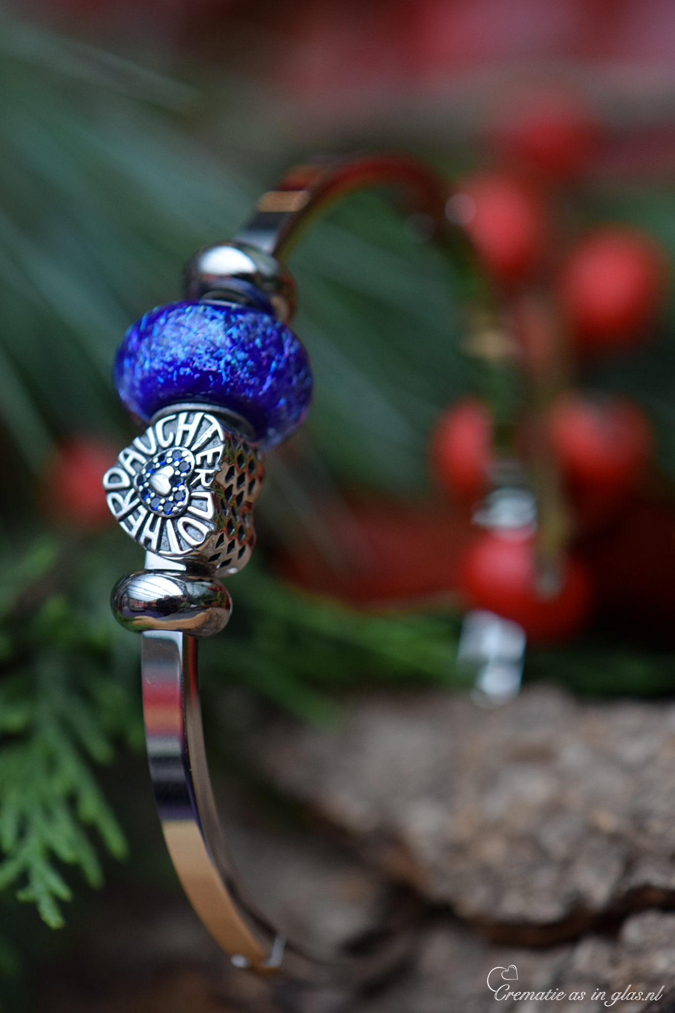 crematie-as dames armband