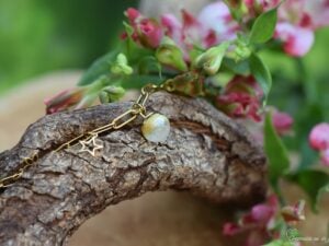 DSA3023 | Gedenk dames armband met crematie-as